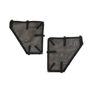 Rugged Ridge - Rugged Ridge Fortis Tube Door Covers Rear Set Black | 07-18 Jeep Wrangler JKU - 13579.57 - Image 1