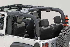 Rugged Ridge BLACK POLYESTER ROLL BAR COVER 07-18 JEEP WRANGLER JKS - 13613.02