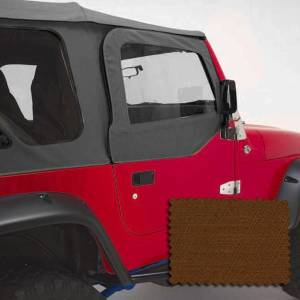 Rugged Ridge Door Skins Dark Tan | 97-06 Jeep Wrangler TJ - 13717.33