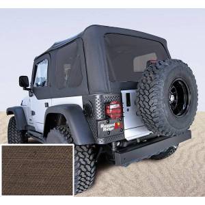 Rugged Ridge XHD Soft Top Khaki Tinted Windows | 97-06 Jeep Wrangler TJ - 13730.36