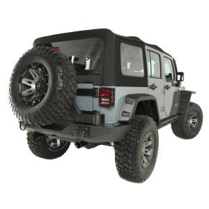 Rugged Ridge Soft Top Black Diamond Sailcloth | 10-18 Jeep Wrangler JKU - 13742.01