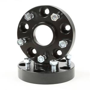 Rugged Ridge Wheel Spacer Kit 1.25 Inch Black 5x5 | 99-04 Jeep Grand Cherokee - 15201.14