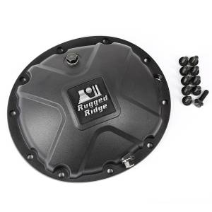 Rugged Ridge Boulder Aluminum Differential Cover Black for Dana 35 - 16595.14