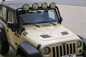 Rugged Ridge PERFORMANCE VENTED HOOD | 07-18 JEEP WRANGLER - 17759.01