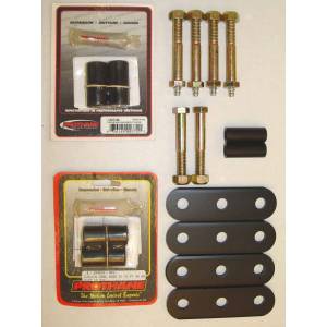 Rugged Ridge Suspension Leaf Spring Shackle Kit HD Greaseable | 55-75 Jeep CJ - 18265.03