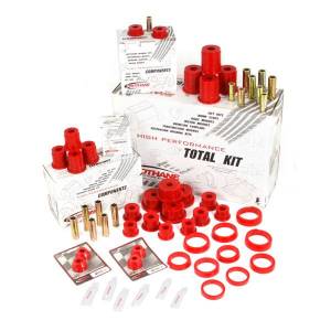 Rugged Ridge Suspension Bushing Kit Polyurethane Red | 84-01 Jeep Cherokee XJ - 18350.04