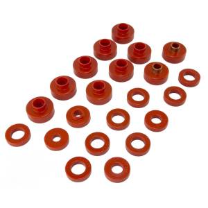 Rugged Ridge Body Mount Kit Red 22 Pieces 1976-1979 CJ by Rugged Ridge - 18351.02