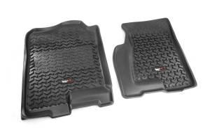 Rugged Ridge All Terrain Floor Liner Front Pair Black | 99-06 GM Truck/SUV - 82901.02