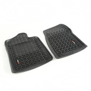 Rugged Ridge All Terrain Floor Liner Front Pair Black | 07-13 GM Truck RegCab - 82901.21