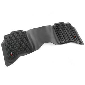 Rugged Ridge All Terrain Floor Liner Rear Black | 09-18 Ram 1500-3500 Crew Cab - 82953.11