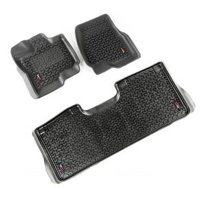 Rugged Ridge Floor Liner Kit Black | 15-18 Ford F-150 - 82987.05