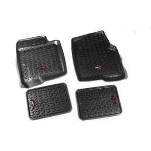 Rugged Ridge All Terrain Floor Liner Kit Black | 09-14 Ford F-150 Regular Cab - 82987.23