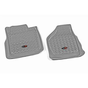 Rugged Ridge All Terrain Floor Liner Front Pair Gray | 08-10 F250/350 - 84902.06