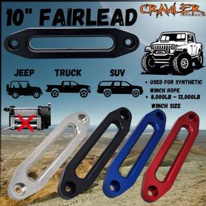 Crawler Aluminum Fairlead (Black and Silver Only) - AL-FL-1