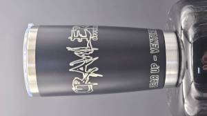 Crawler Offroad 20oz Laser Etched Tumbler - Crwlr-Tmblr-BLK