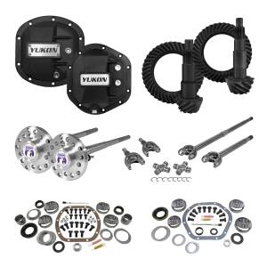 Yukon Gear And Axle - Yukon Gear and Axle Stage 4 Re-Gear Kit upgrades front & rear diffs, 24 spl, incl covers/fr&rr axles - YGK012stg4 - Image 1