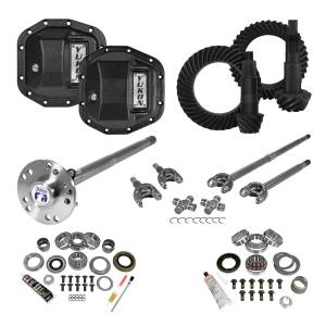 Yukon Gear And Axle - Yukon Gear and Axle Stage 4 Re-Gear Kit upgrades frnt & rr diffs, 24/28 spl, incl covers/fr&rr axles - YGK076stg4 - Image 1