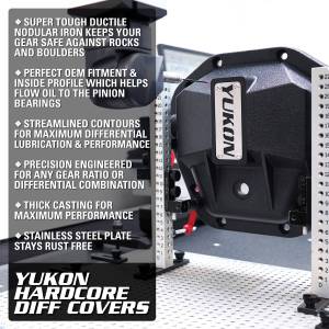 Yukon Gear And Axle - Yukon Hardcore Diff Cover for Dana 80 Rear Differential - YHCC-D80 - Image 13