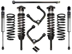 Icon Vehicle Dynamics - ICON Vehicle Dynamics 10-UP GX460 0-3.5" STAGE 2 SUSPENSION SYSTEM W TUBULAR UCA - K53182T - Image 1