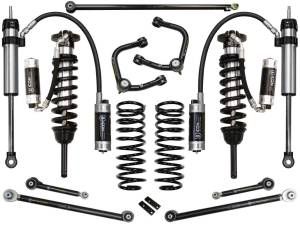 ICON Vehicle Dynamics 10-UP GX460 0-3.5" STAGE 7 SUSPENSION SYSTEM W TUBULAR UCA - K53187T