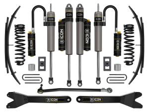 ICON Vehicle Dynamics 23 FORD F250/F350 GAS 2.5" STAGE 4 SUSPENSION SYS RADIUS ARMS/EXPANSION PACK - K62594RL