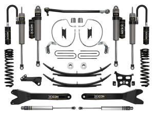 ICON Vehicle Dynamics 23 FORD F250/F350 4.5" STAGE 4 SUSP SYS GAS W/ RADIUS ARMS/EXPANSION PACKS - K64534RL