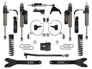 ICON Vehicle Dynamics 23 FORD F250/F350 4.5" STAGE 8 SUSPENSION SYSTEM GAS W/ RADIUS ARMS - K64538R