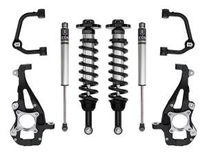 ICON Vehicle Dynamics 21-23 FORD F150 4WD 3.5-4.5" STAGE 1 SUSPENSION SYSTEM W TUBULAR UCA - K93141T