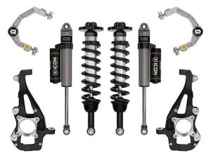 ICON Vehicle Dynamics 21-23 FORD F150 4WD 3.5-4.5" STAGE 2 SUSPENSION SYSTEM W BILLET UCA - K93142