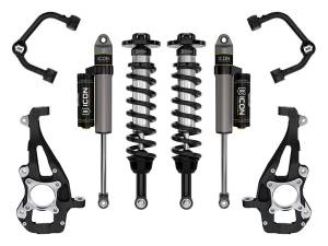 ICON Vehicle Dynamics 21-23 FORD F150 4WD 3.5-4.5" STAGE 2 SUSPENSION SYSTEM W TUBULAR UCA - K93142T