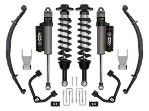 ICON Vehicle Dynamics 21-23 FORD F150 TREMOR 4WD 2.5-3" STAGE 2 SUSPENSION SYS TUBULAR UCA / LEAF PACK - K93162TL