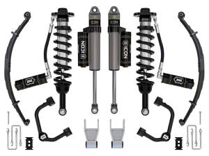 ICON Vehicle Dynamics 21-23 FORD F150 TREMOR 4WD 2.5-3" STAGE 3 SUSPENSION SYS TUBULAR UCA / LEAF PACK - K93163TL