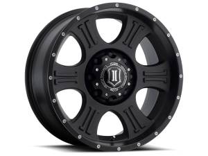 ICON ALLOYS SHIELD SAT BLK - 20 X 9 / 8 X 170 / 0MM / 5" BS - 1020908150SB