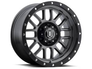 ICON ALLOYS ALPHA GUN MTL - 17 X 8.5 / 6 X 135 / 6MM / 5" BS - 1217856350GM