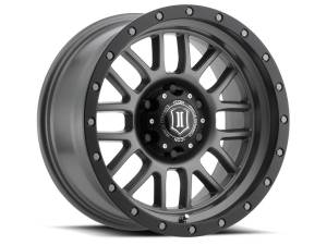 ICON ALLOYS ALPHA TITANIUM - 17 X 8.5 / 6 X 135 / 6MM / 5" BS - 1217856350TT