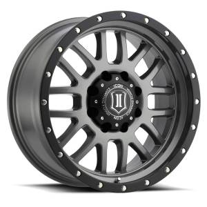 ICON ALLOYS ALPHA GUN MTL - 20 x 9 / 6 x 135 / 16MM / 5.625" BS - 1220906356GM