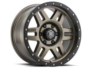 ICON ALLOYS SIX SPEED BRONZE - 17 X 8.5 / 5 X 150 / 25MM / 5.75" BS - 1417855557BR