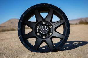 ICON Alloys - ICON ALLOYS REBOUND DBL BLK - 17 X 8.5 / 5 X 150 / 25MM / 5.75" BS - 1817855557DB - Image 3