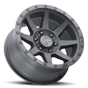 ICON Alloys - ICON ALLOYS REBOUND DBL BLK - 17 X 8.5 / 5 X 150 / 25MM / 5.75" BS - 1817855557DB - Image 6