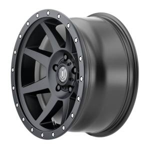 ICON Alloys - ICON ALLOYS REBOUND SAT BLACK - 17 x 8.5 / 5 X 4.5 / 0MM / 4.75" BS - 1817856547SB - Image 3