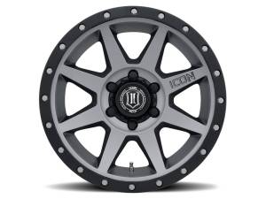 ICON Alloys - ICON ALLOYS REBOUND TITANIUM - 17 X 8.5 / 6 X 5.5 / 25MM / 5.75" BS - 1817859057TT - Image 2