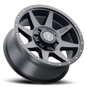 ICON Alloys - ICON ALLOYS REBOUND SAT BLK - 20 X 9 / 8 x 6.5" / 12MM / 5.5" BS - 1820908055SB - Image 3