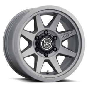 ICON ALLOYS REBOUND SLX CHARCOAL - 17 X 8.5 / 6 X 135 / 6MM / 5" BS - 1917856350CH