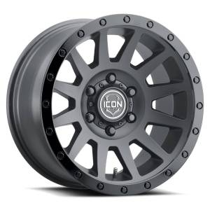 ICON ALLOYS COMPRESSION DBL BLK - 17 X 8.5 / 6 X 135 / 6MM / 5" BS - 2017856350DB