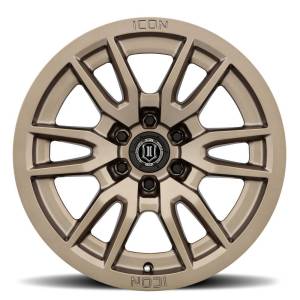 ICON Alloys - ICON ALLOYS VECTOR 6 BRONZE - 17 X 8.5 / 6 X 135 / 6MM / 5" BS - 2417856350BR - Image 2