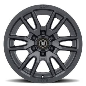 ICON Alloys - ICON ALLOYS VECTOR 6 SAT BLK - 17 X 8.5 / 6 X 135 / 6MM / 5" BS - 2417856350SB - Image 2