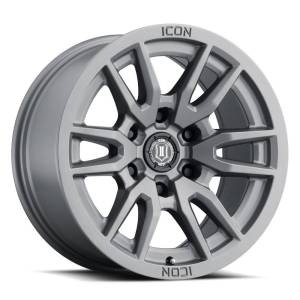 ICON ALLOYS VECTOR 6 TITANIUM - 17 X 8.5 / 6 X 135 / 6MM / 5" BS - 2417856350TT