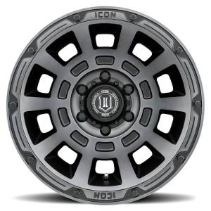 ICON Alloys - ICON ALLOYS THRUST SAT BLK - 17 X 8.5 / 6 X 135 / 6 MM / 5" BS - 2817856350SSBT - Image 2