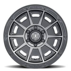 ICON Alloys - ICON ALLOYS VICTORY SMK SAT BLACK - 17 X 8.5 / 5X4.5 / 0MM / 4.75" BS - 3017856547SSBT - Image 2