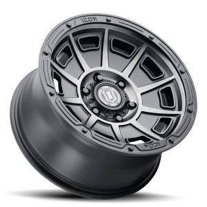 ICON Alloys - ICON ALLOYS VICTORY SMK SAT BLACK - 17 X 8.5 / 5X4.5 / 0MM / 4.75" BS - 3017856547SSBT - Image 3